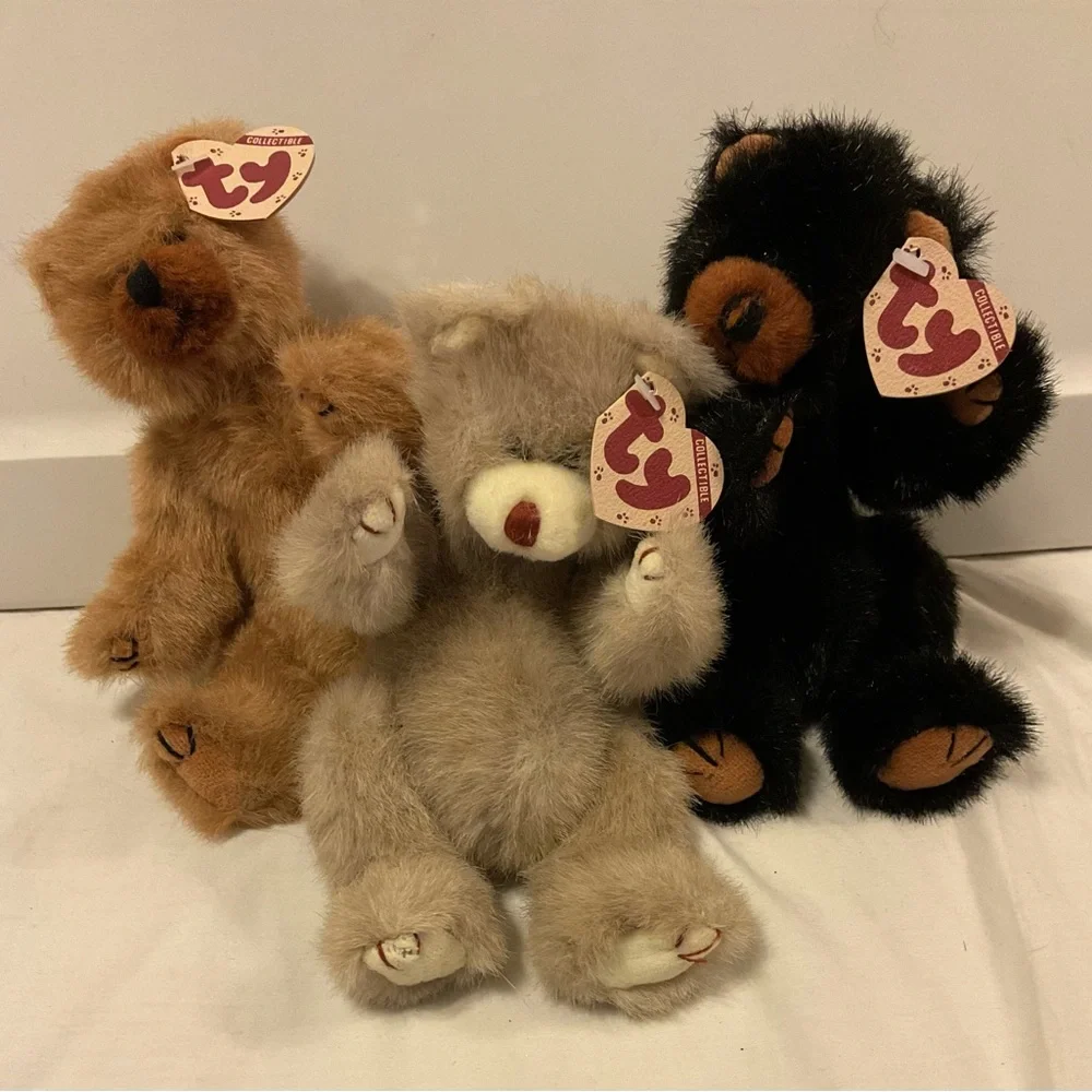 Ty Cody ,Dickens & Ivan stuffed bears